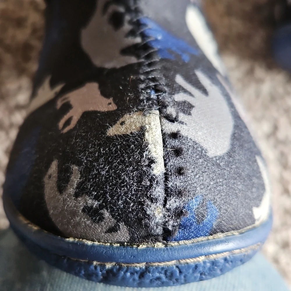 GUC Bogs Neoprene Waterproof Winter Snow Boots Baby Polar Bear Print Blue Size 7 - Picture 8 of 12